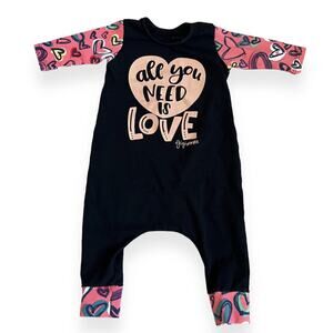 Gigi and Max Love Romper 6m